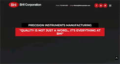 Desktop Screenshot of bhicorporation.com
